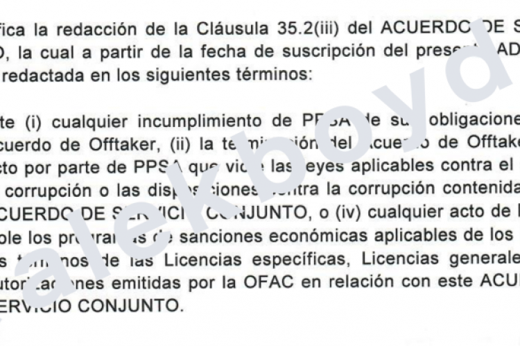 OFAC has the last word on PDVSA - EREPLA joint service agreement.