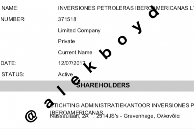 Cyprus shell Inversiones Petroleras Iberoamericanas Ltd