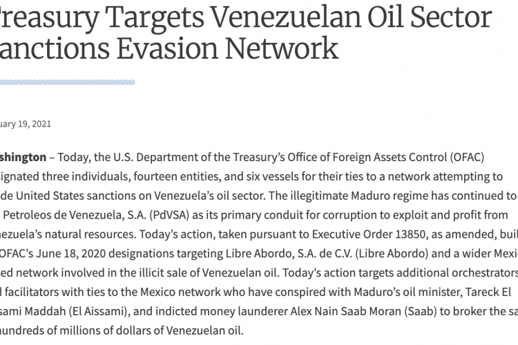 U.S. Treasury sanctions Francisco D'Agostino, Alessandro Bazzoni, Philipp Apikian, Elemento et al. 
