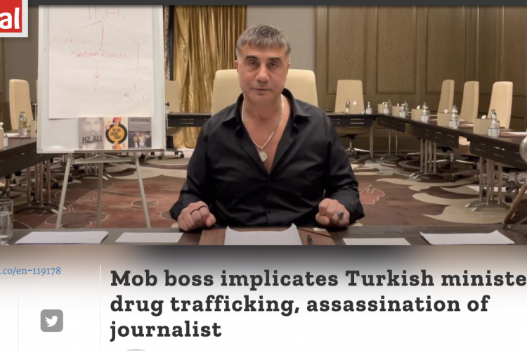 Criminal boss Sedat Peker