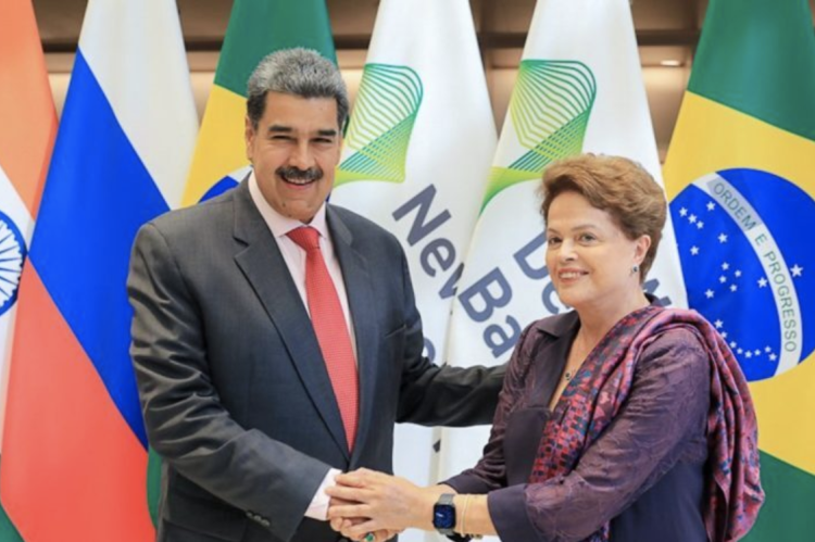 Maduro meets Dilma - BRICS.