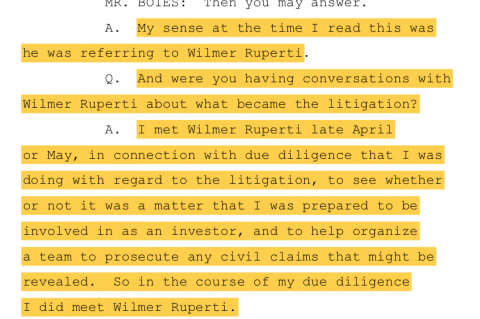 Bill Duker exposes Ruperti's connection to PDVSA Litigation Trust