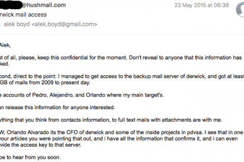 Derwick Associates email server information confirms DoJ findings.