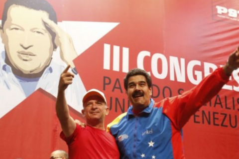 Hugo Carvajal and Nicolas Maduro