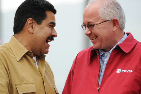Nicolas Maduro and Rafael Ramirez.
