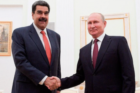 Nicolas Maduro meets Vladimir Putin